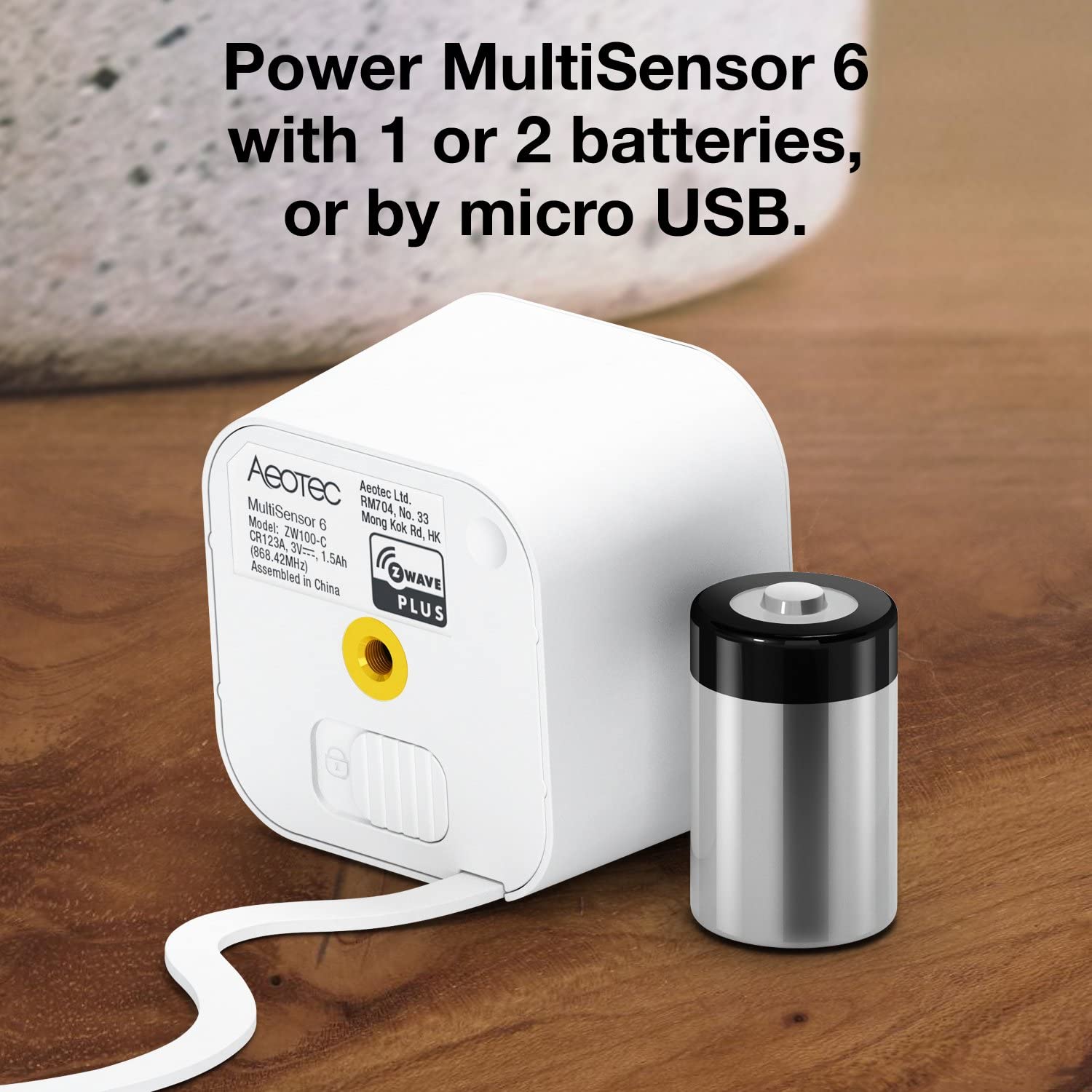 Aeotec MultiSensor 6 ZW100A sensore 6 in 1 Z-Wave