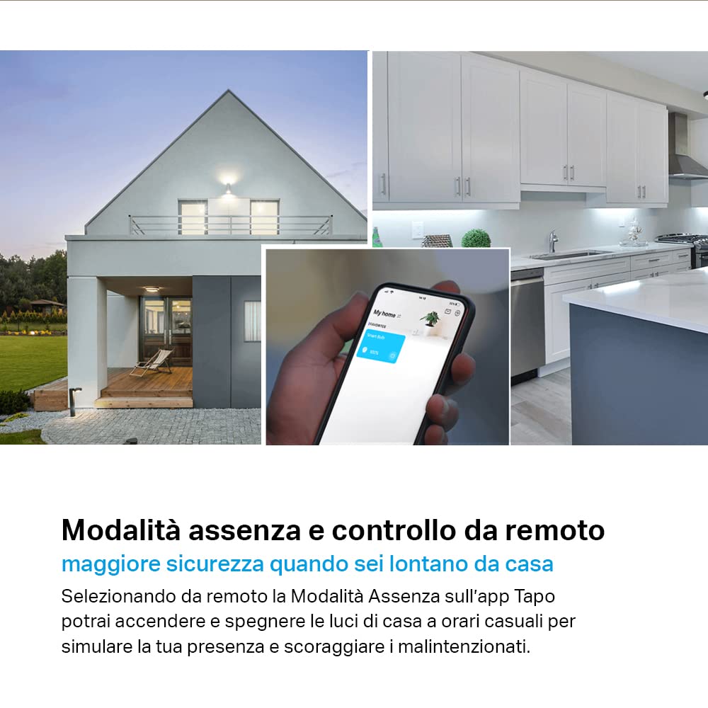 TP-Link Tapo L520E Lampadina Smart E27 Luce Neutra
