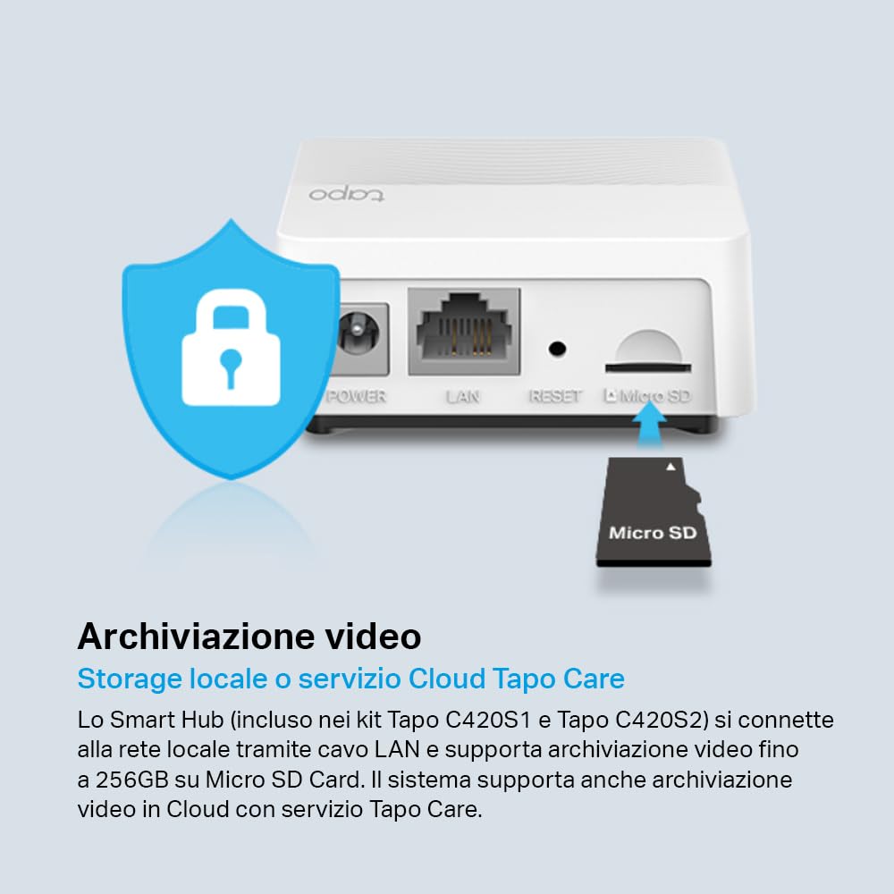 Tapo C420 telecamera WiFi esterno a batteria singola