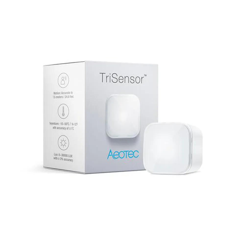 Aeotec TriSensor Sensore Movimento Temperatura Luce
