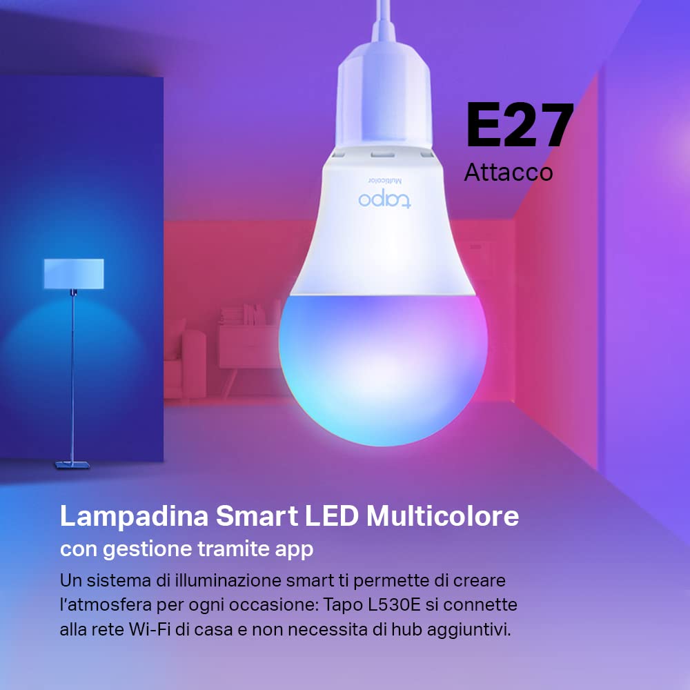 Tapo L530E lampadina smart E27 1 pz multicolore