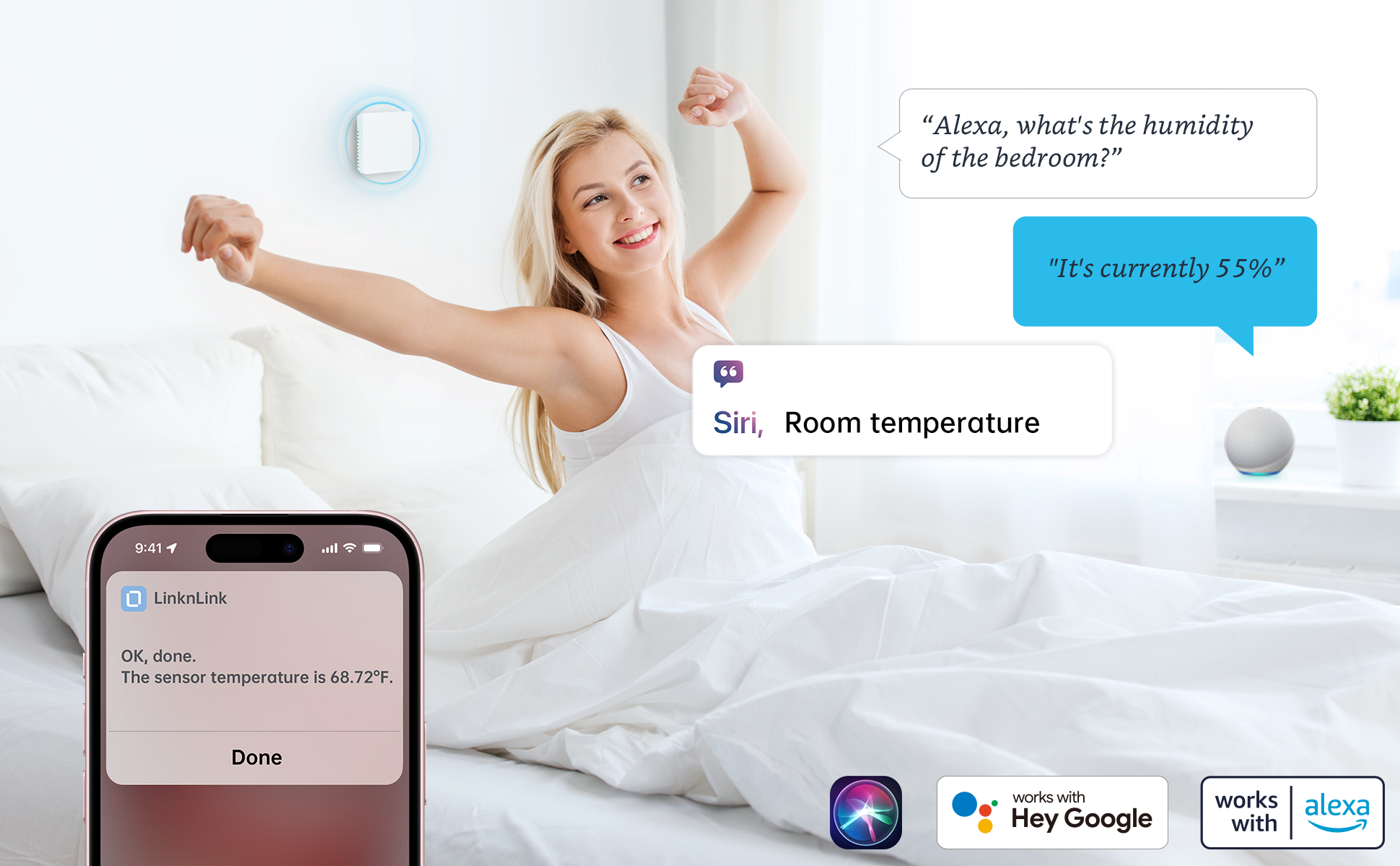 LinknLink eMotion Air sensore presenza mmWave a batteria