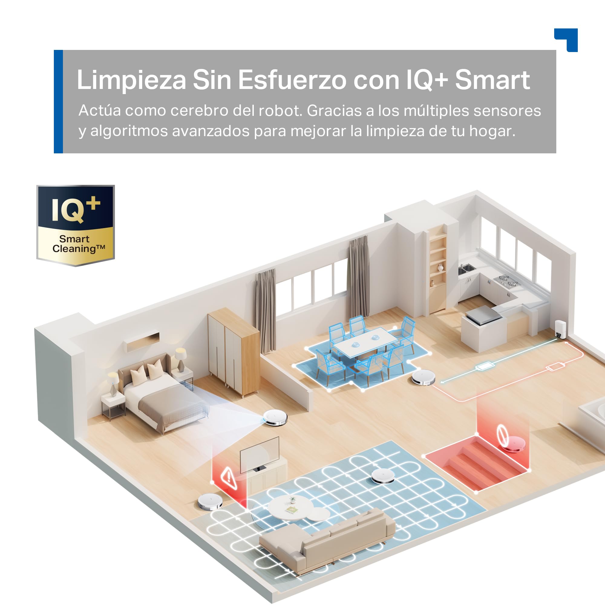 TP-Link Tapo RV20 Max Plus bianco robot aspirapolvere 5300Pa