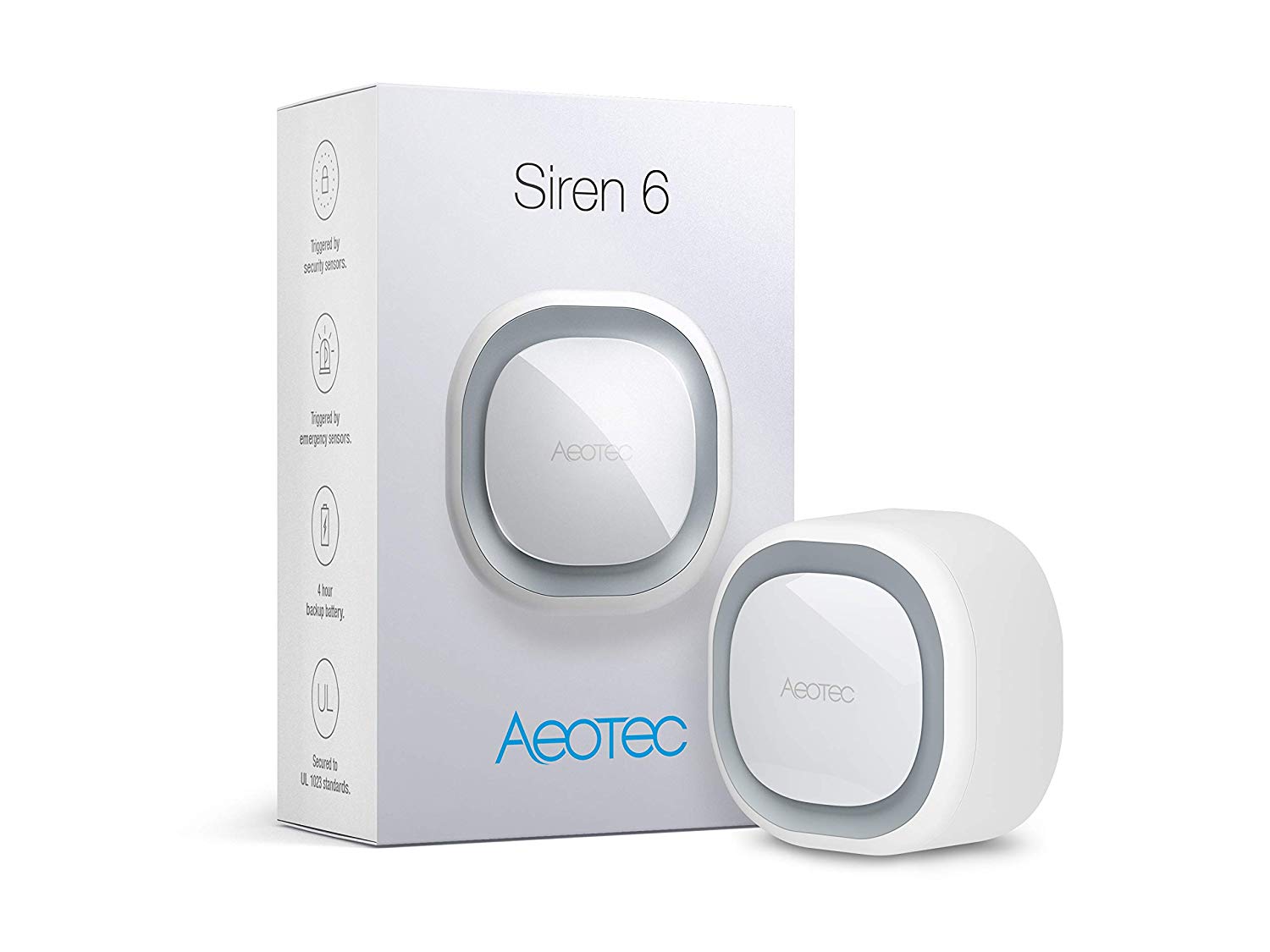 Aeotec Siren 6 ZW164 sirena allarme Z-Wave 110 dB