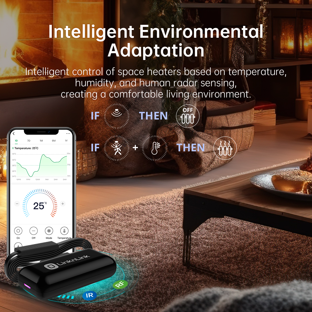 LinknLink eHub hub IR RF con sensore movimento