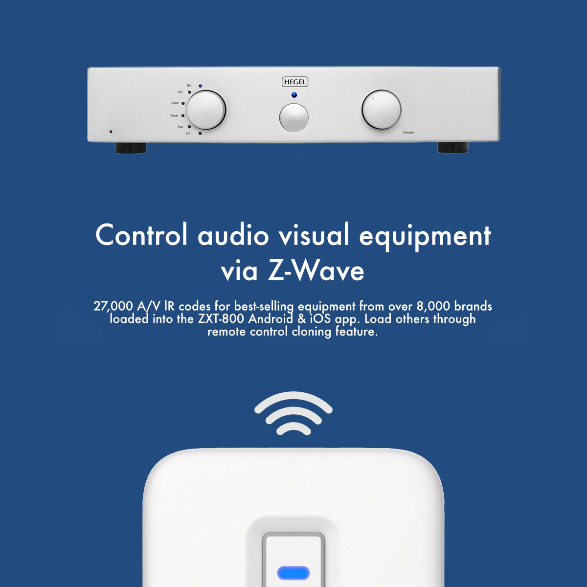 Remotec ZXT-800 extender IR condizionatori Z-Wave