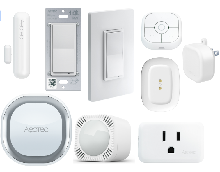 Aeotec Grab Bag 4 sensori smart casa Zigbee Z-Wave 4 pezzi