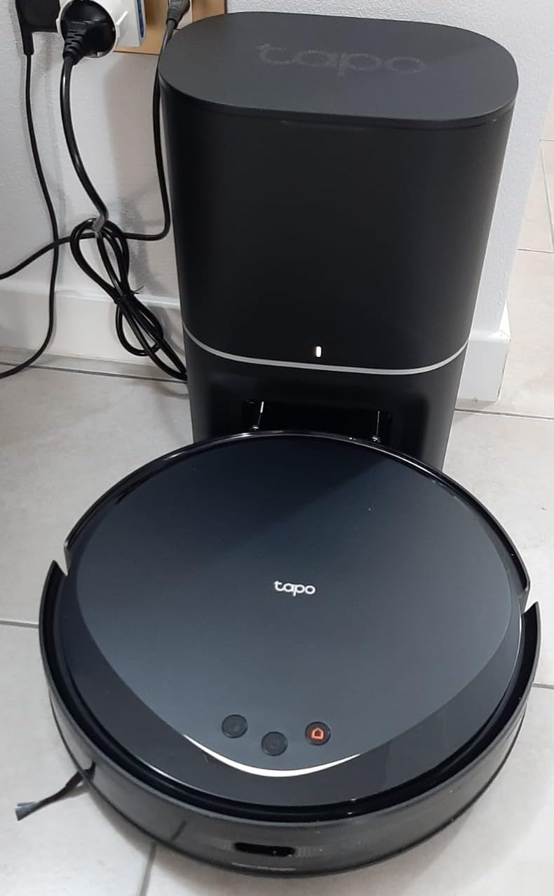 Tapo RV20 Max Plus robot aspirapolvere nero opaco LiDAR