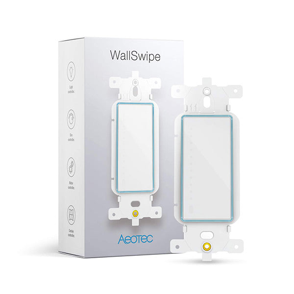 Aeotec WallSwipe ZW158 pannello controllo dimmer e tende