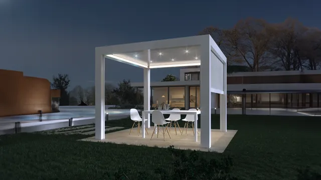 Nexta Tech applicazione pergola bioclimatica