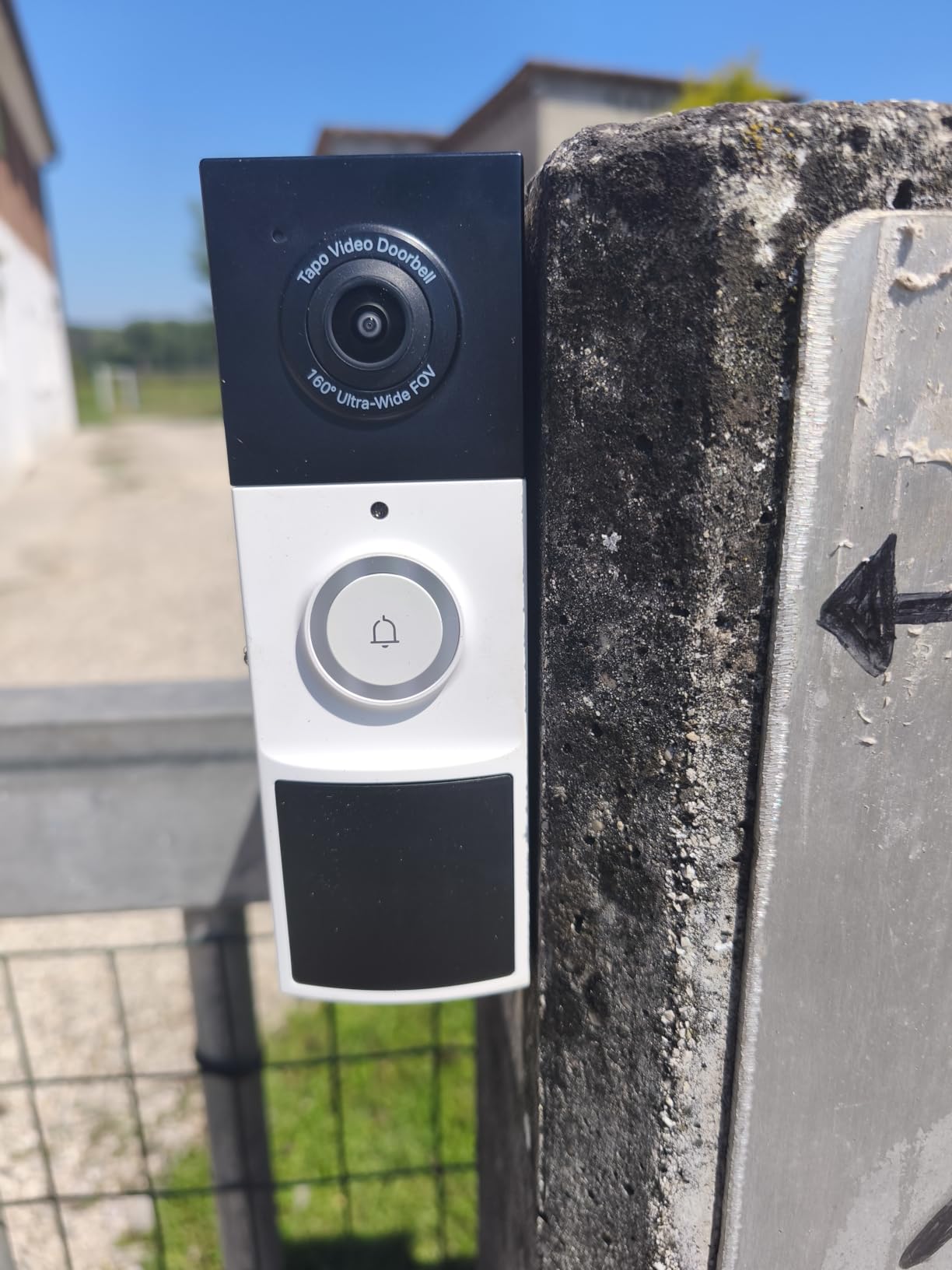 Tapo D210 videocitofono WiFi nero opaco 2K batteria