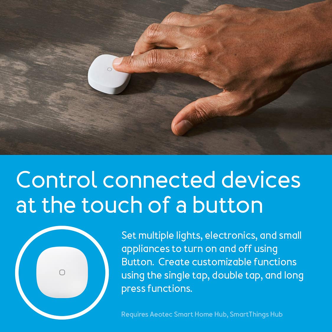 Aeotec SmartThings Button GP-AEOBTNUS pulsante Zigbee con sensore