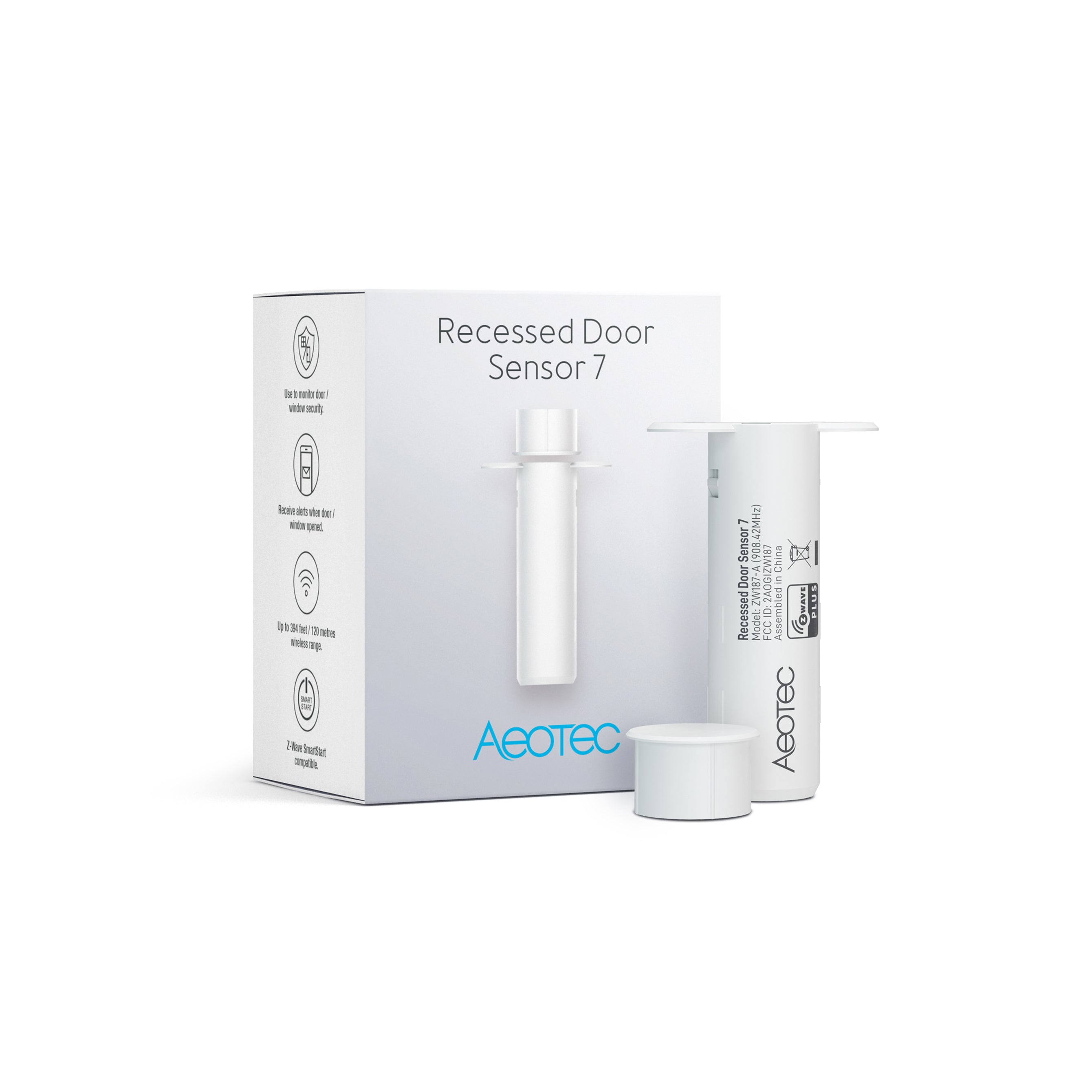 Aeotec Recessed Door Sensor 7 sensore porta a incasso