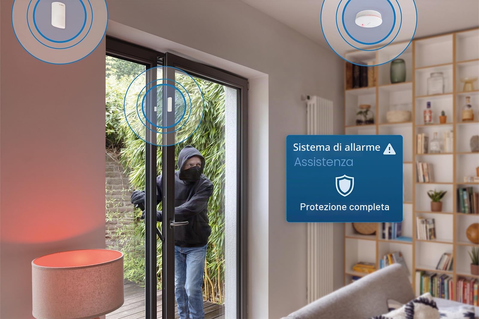 Bosch Smart Home pacchetto base Sicurezza II kit allarme Zigbee