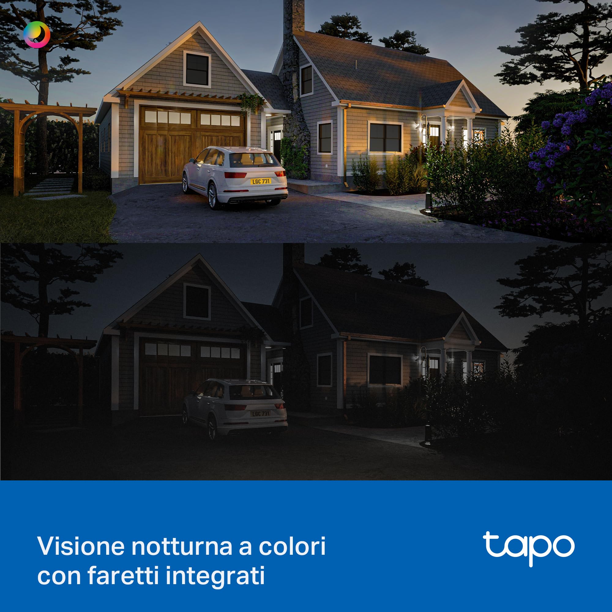 TP-Link Tapo C236 Telecamera Esterno 3K Bianco Neve