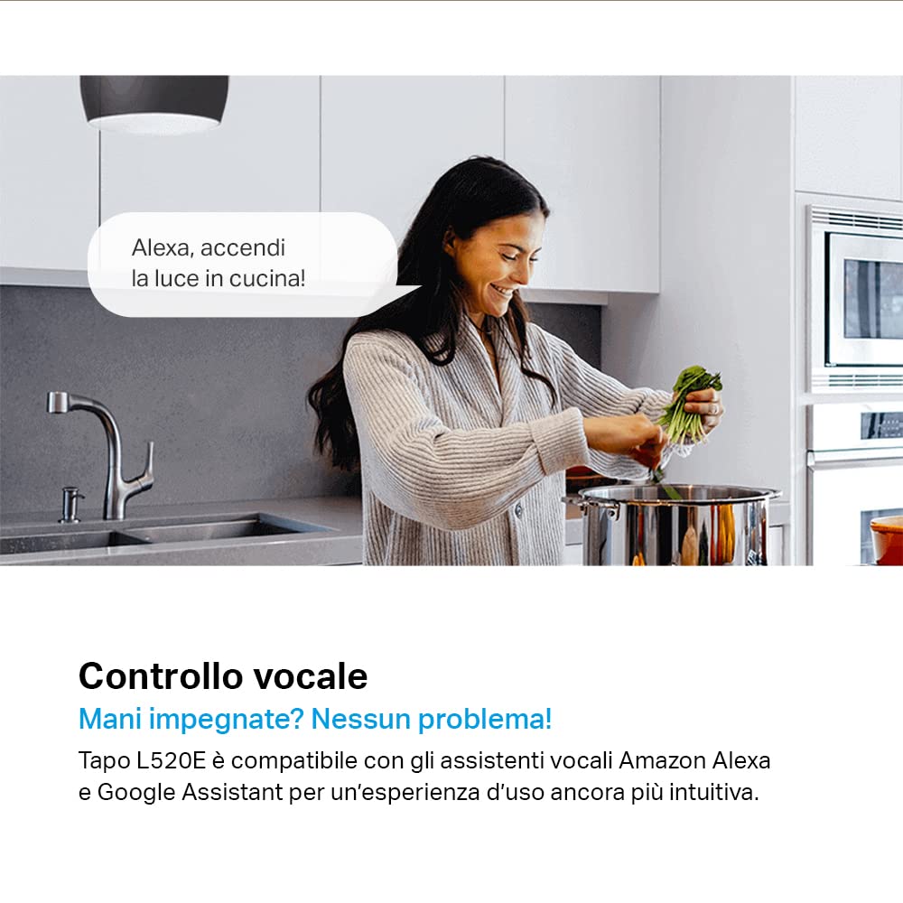 TP-Link Tapo L520E Lampadina Smart E27 Luce Neutra