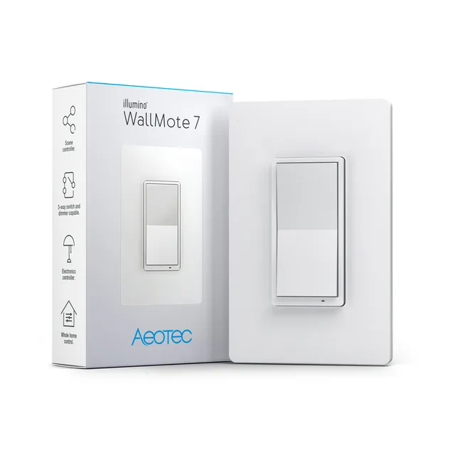 Aeotec WallMote 7 telecomando parete Z-Wave a batteria