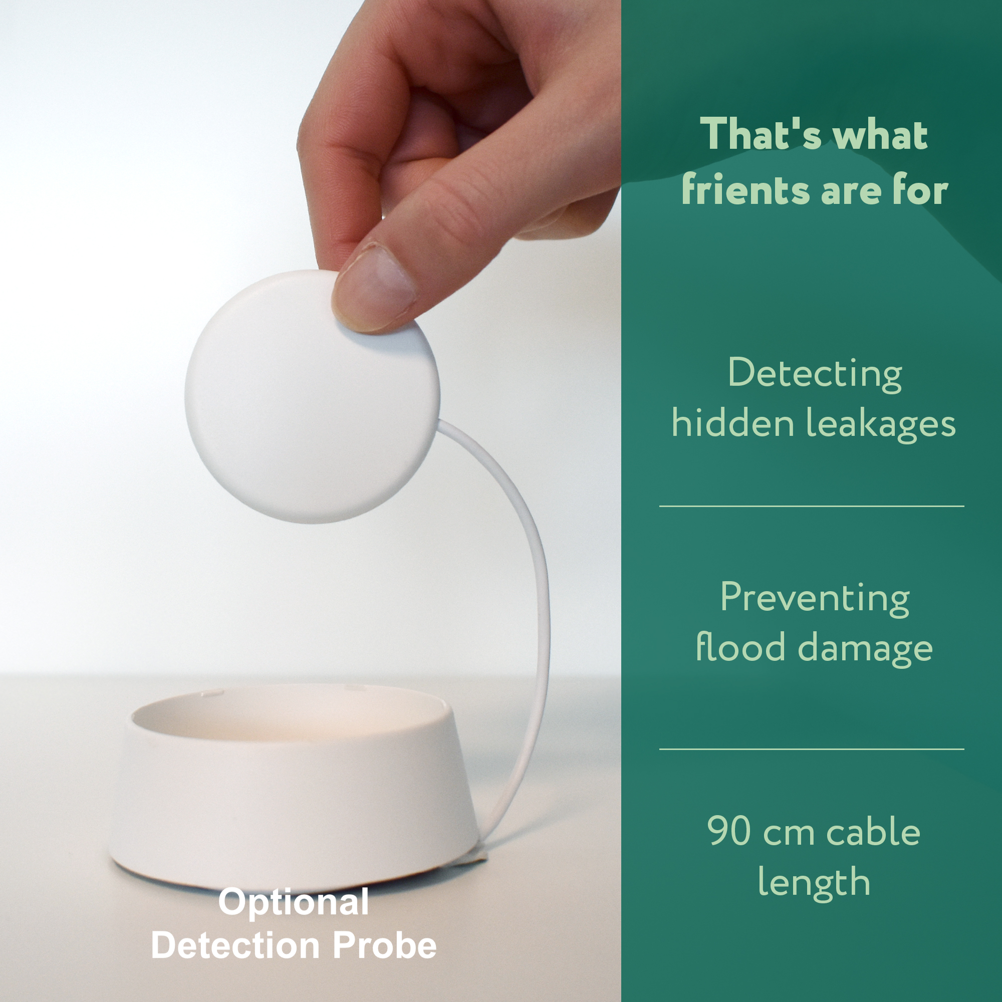 frient Water Leak Detector sensore perdite acqua Zigbee