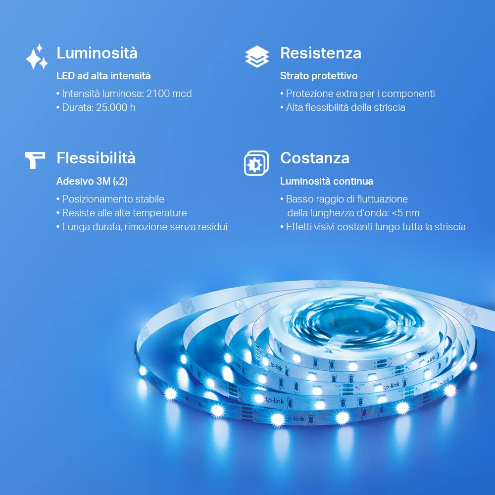 Tapo L900-5 Striscia LED Multicolore 5m Wi-Fi
