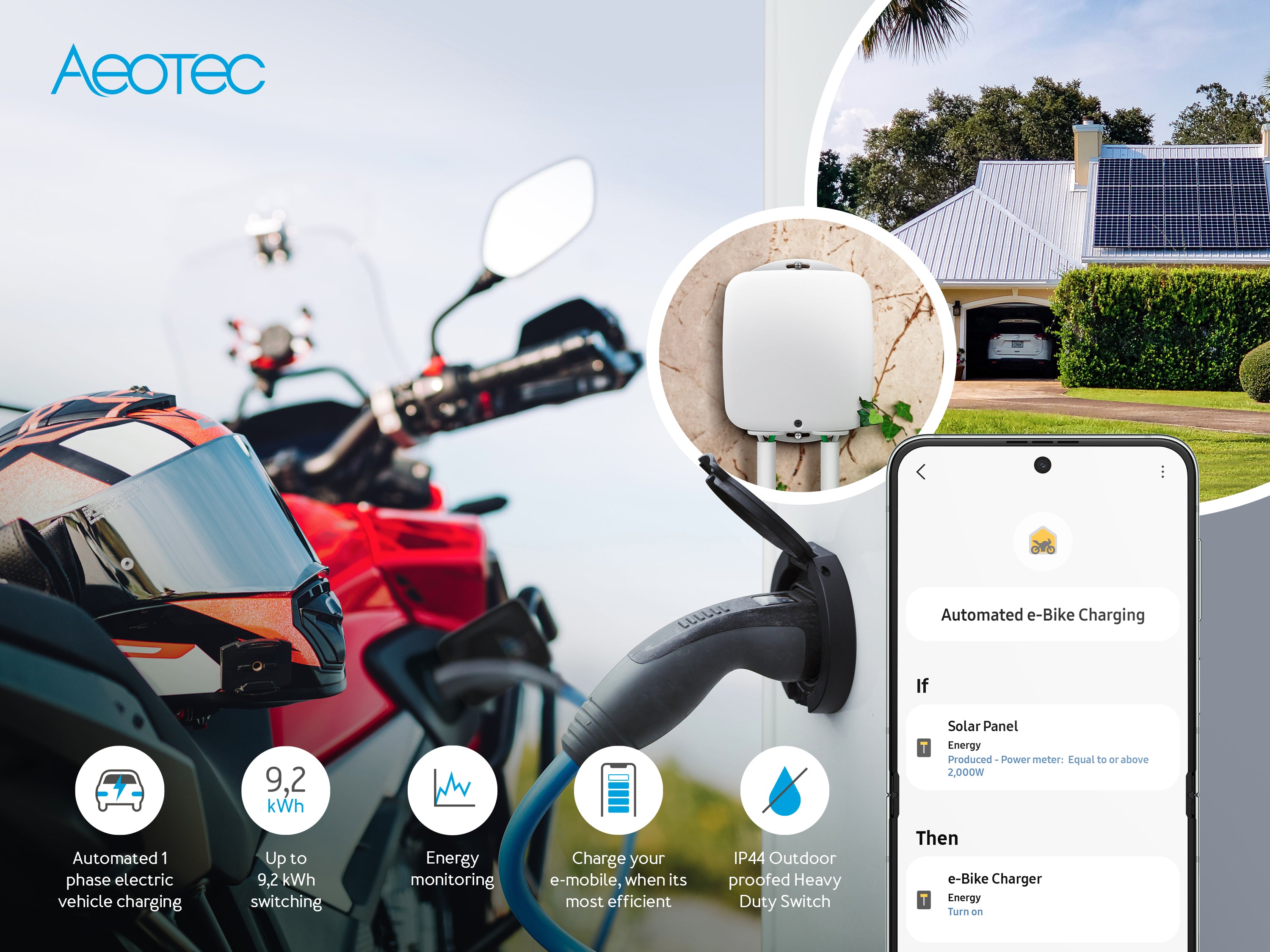 Aeotec Heavy Duty Outdoor Smart Switch Gen5 interruttore esterno
