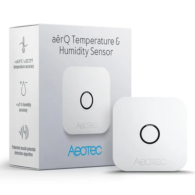 Aeotec aërQ sensore temperatura umidità Z-Wave