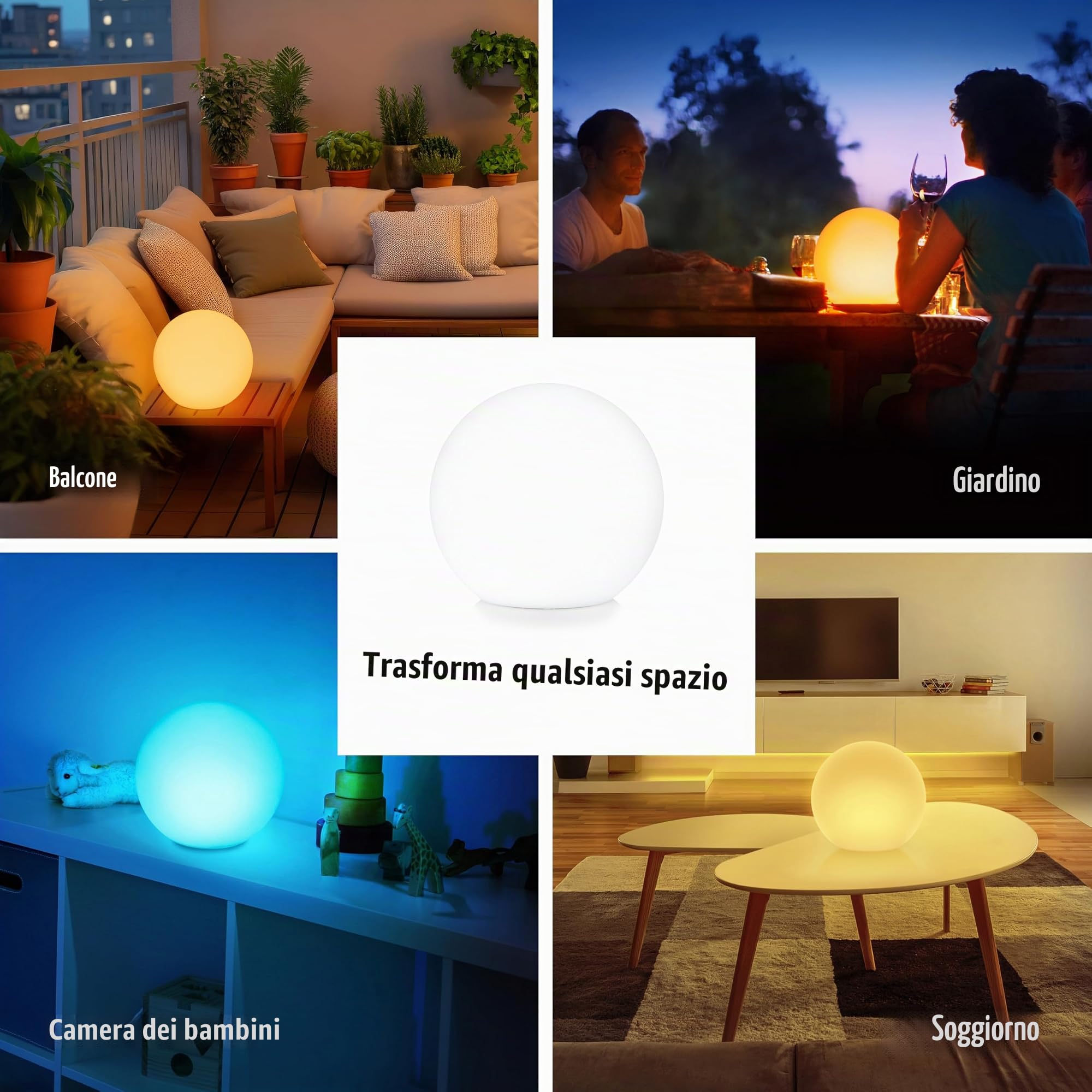 Eve Flare lampada LED portatile intelligente IP65