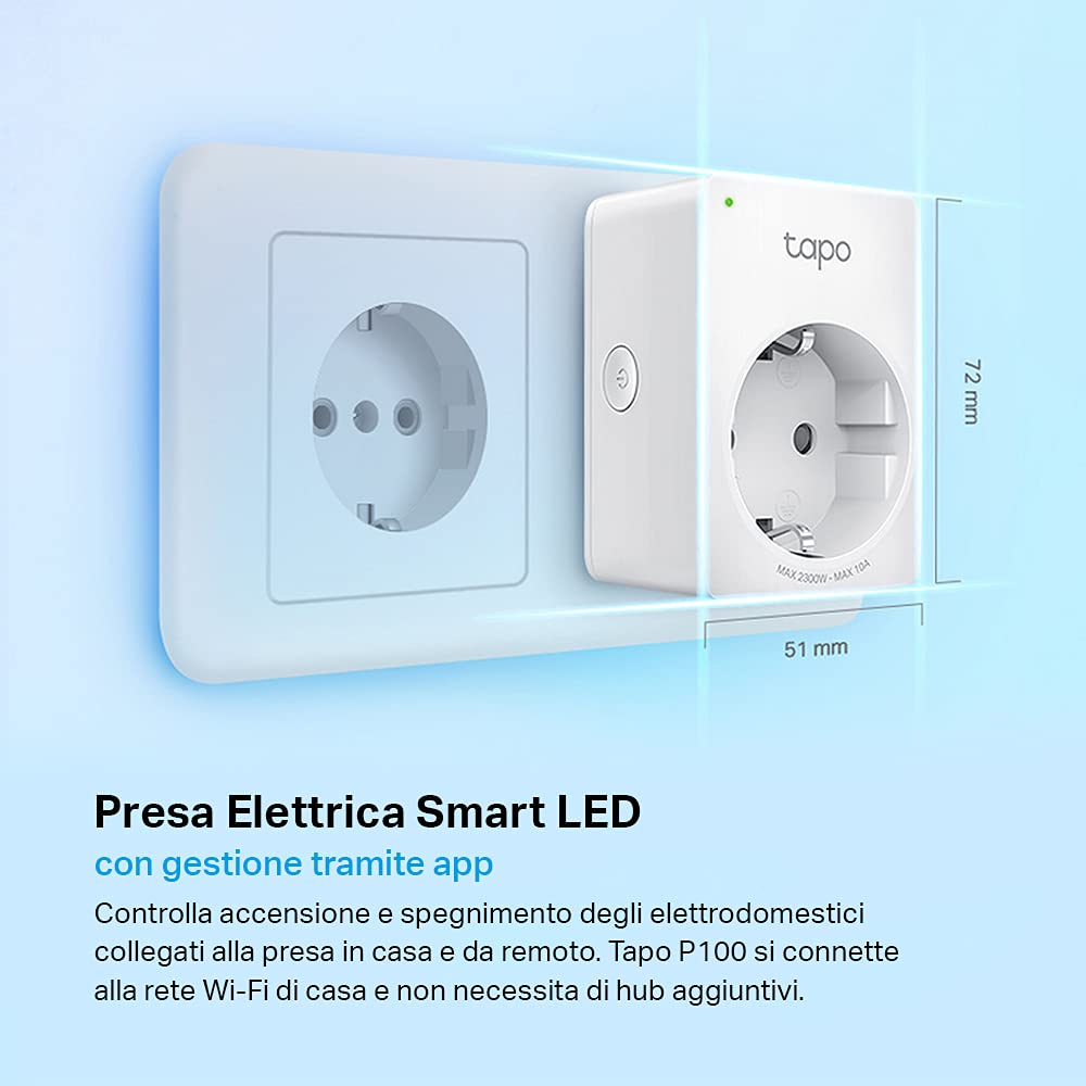Tapo P100 presa smart WiFi 10A Ivory