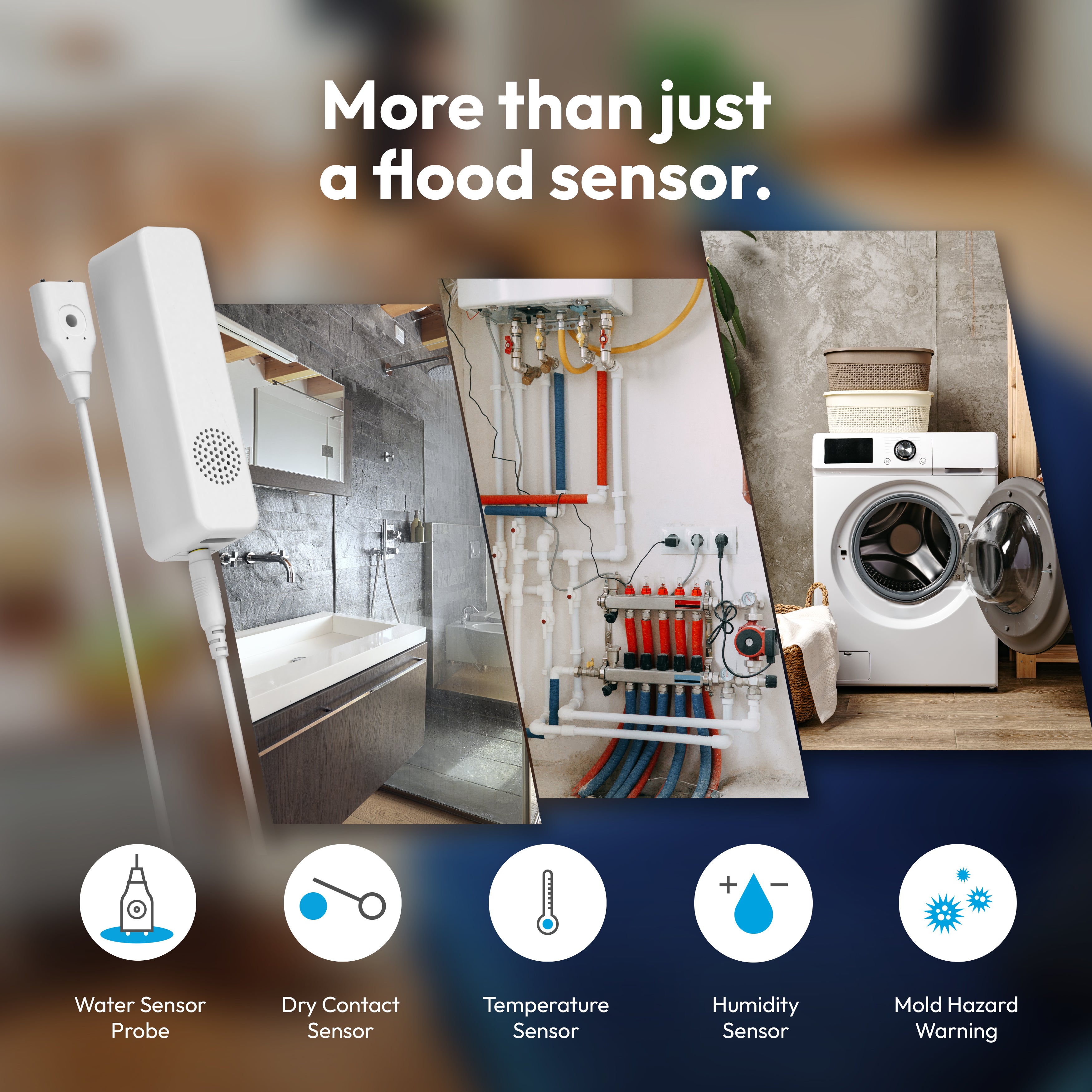 Aeotec Water Sensor 8 sensore acqua temperatura 908MHz