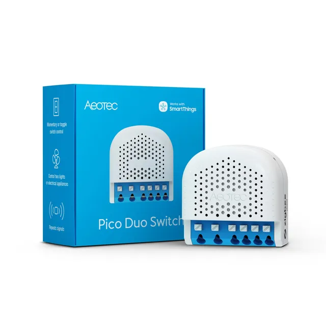 Aeotec Pico Duo Switch relè incasso Zigbee 2.4 GHz 16A