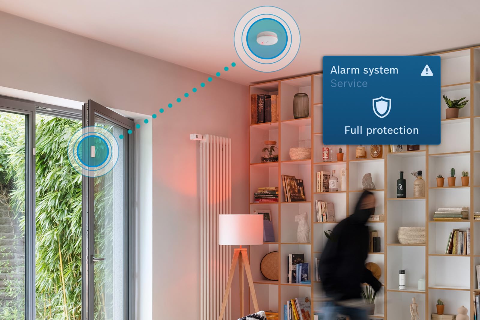Bosch Smart Home G2524H kit antifurto con fumo