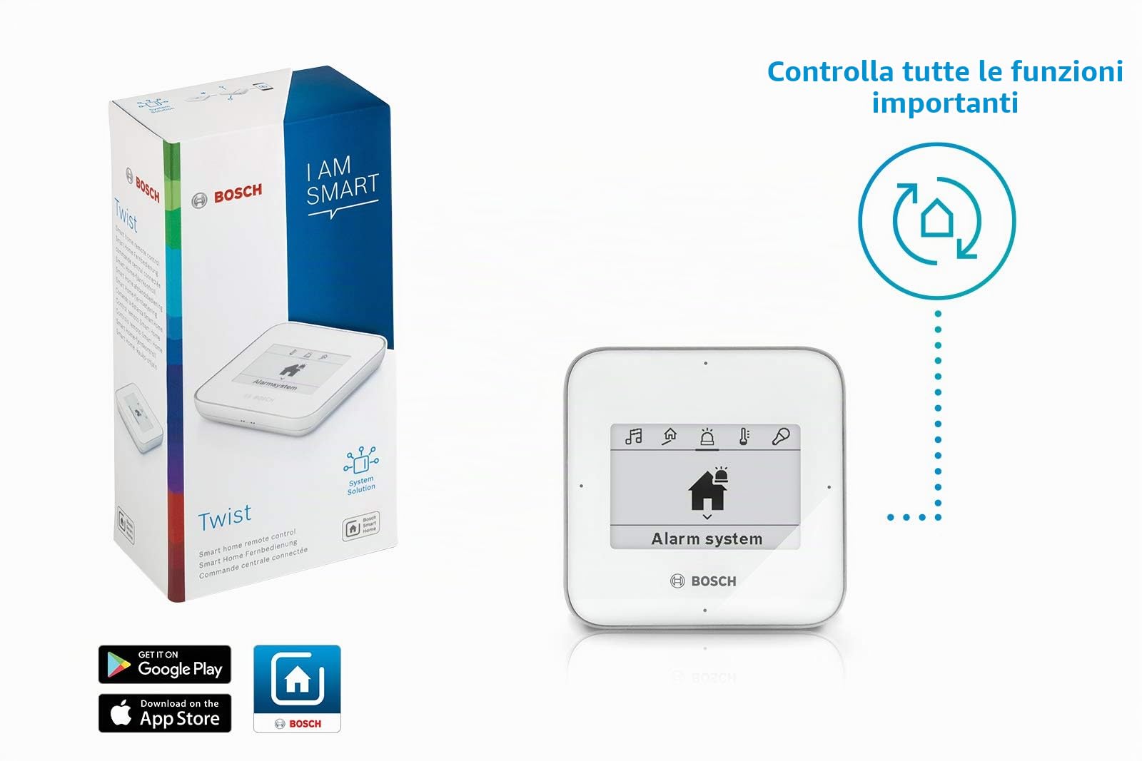 Bosch Smart Home Twist telecomando smart a parete