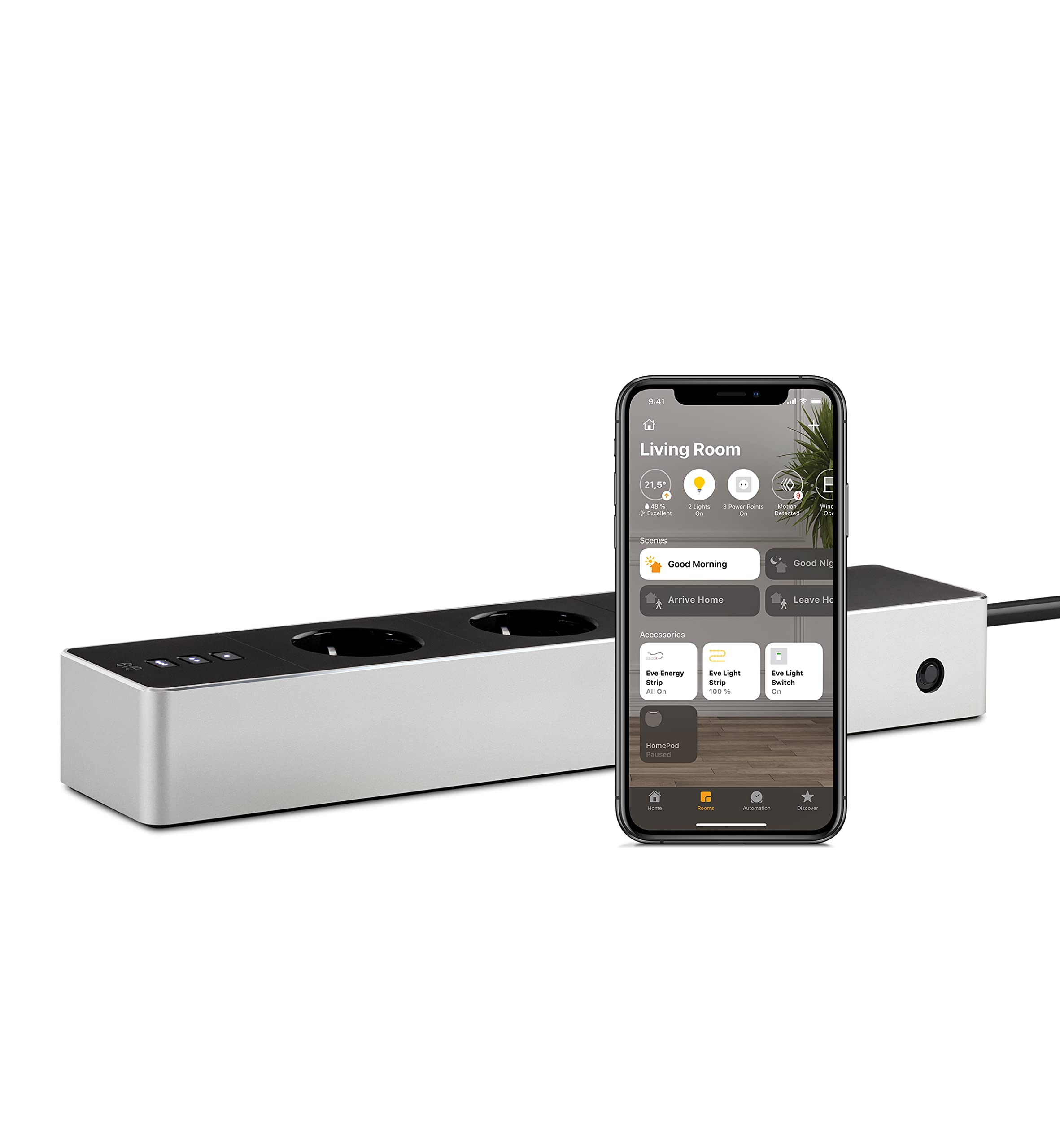 Eve Energy Strip Ciabatta Smart 3 Prese con Misuratore