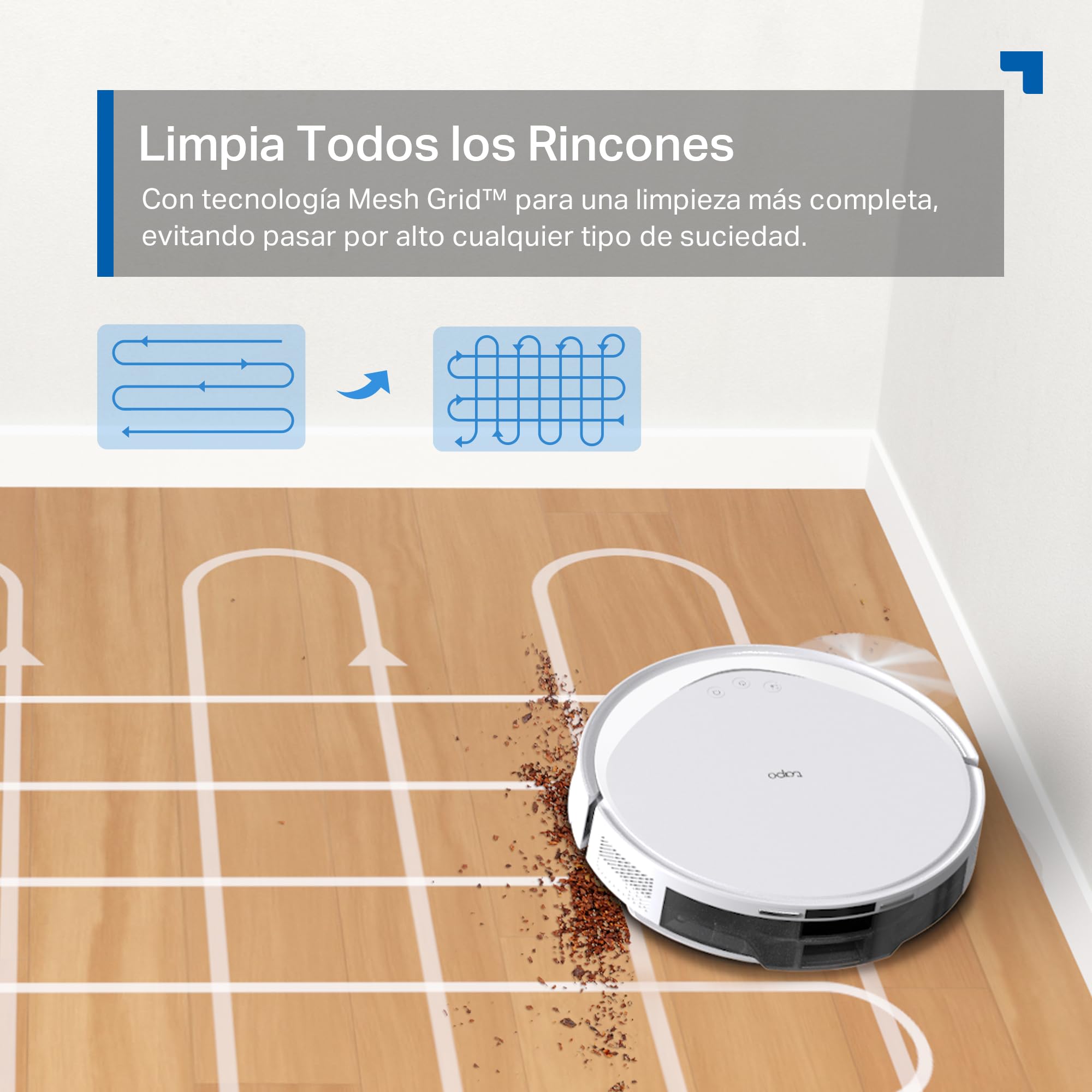 TP-Link Tapo RV20 Max Plus bianco robot aspirapolvere 5300Pa