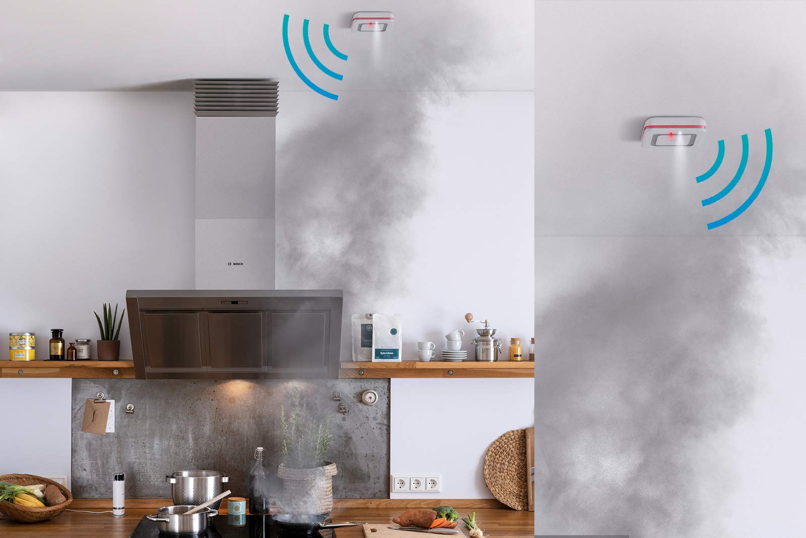 Bosch Twinguard Rilevatore Fumo con Qualità Aria