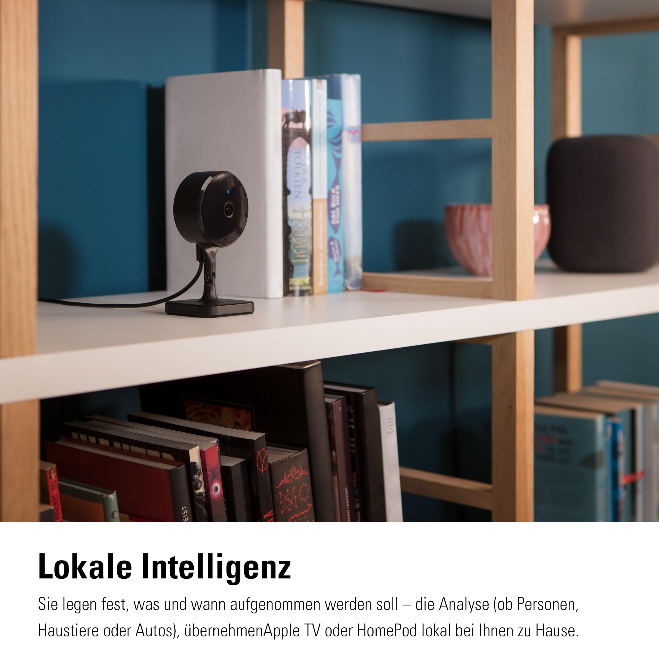 Eve Cam videocamera interni 1080p nera HomeKit