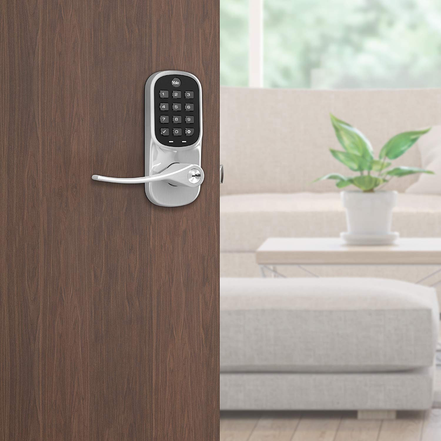 Yale Assure YRL216-ZW2-619 serratura smart maniglia tastierino